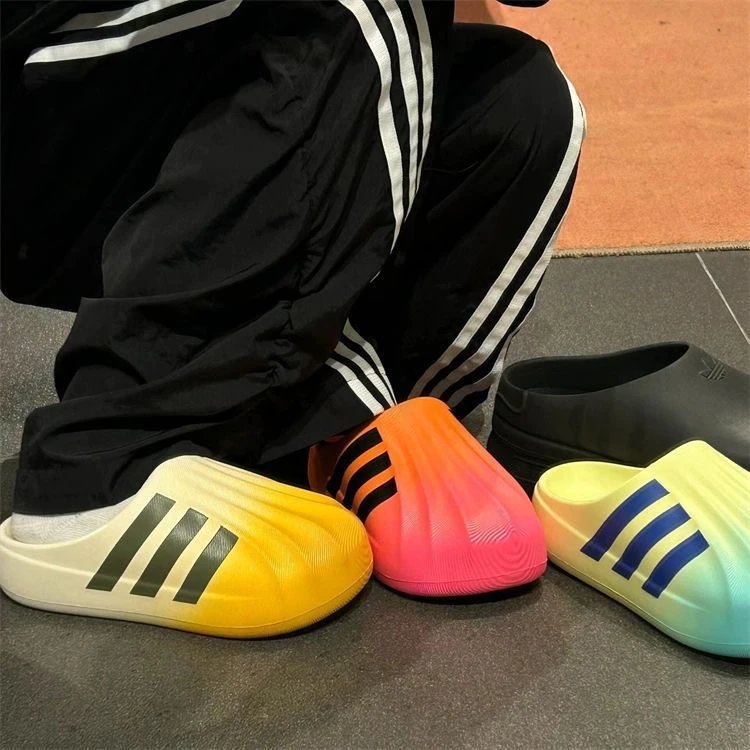 [adidas]Summer New Shell Head Half Dragged Clover Men's and Women's Baotou One Foot Versatile Thick (79)