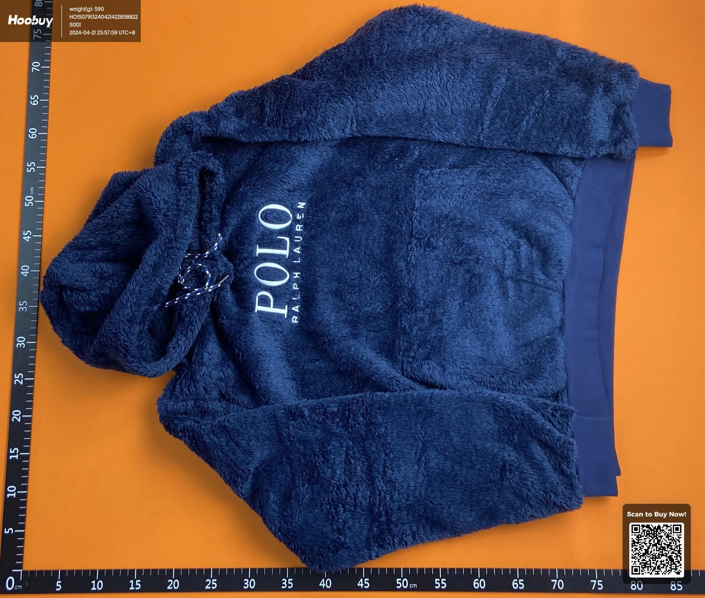 polo plush hoodie - Image 2
