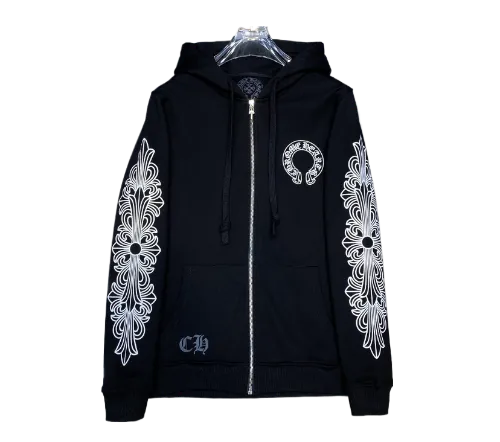 Chrome hearts zipper hoodie - Image 2