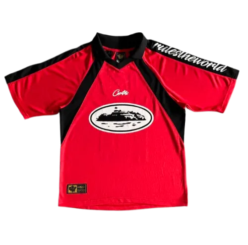 corteiz jersey panel - red - Image 3