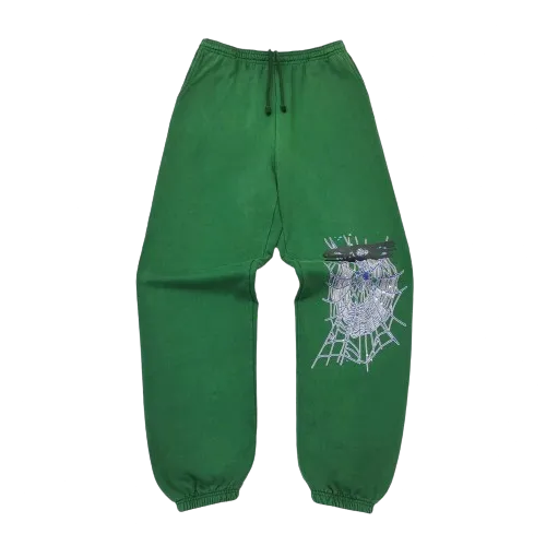 Sp5der Red Sweatpants - Image 3