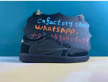 Jordan 1 Retro Low OG SP Travis Scott Black Phantom - Image 2