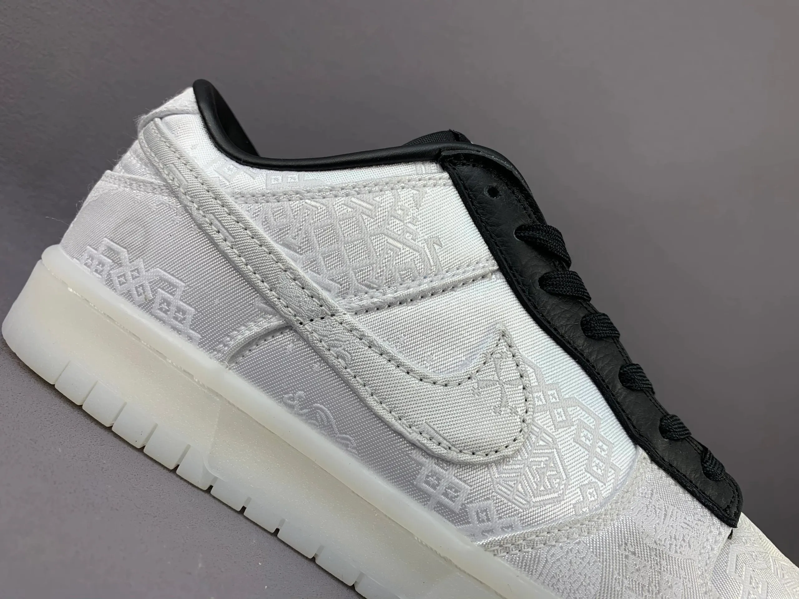 DUNK LOW SP WHITE-BLACK BLANC - Image 2