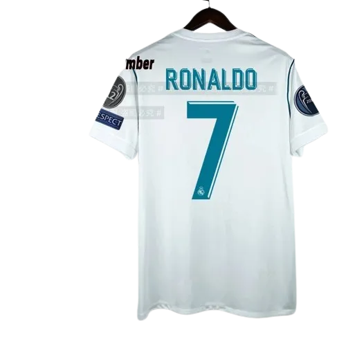 17-18 Real Madrid home jersey Champions League version - Image 2