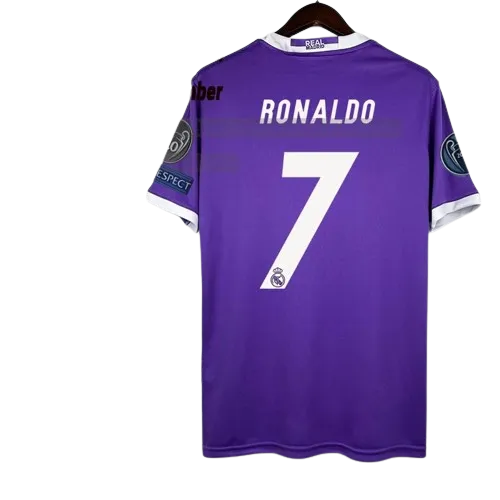 16-17 Real Madrid away football jersey Champions League version - Image 2