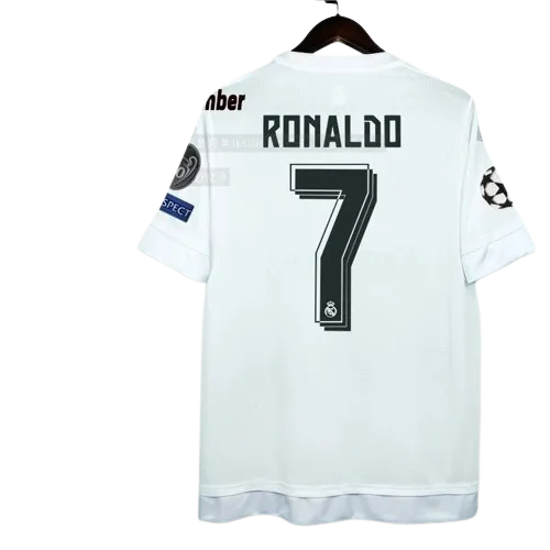 15-16 Real Madrid Home Football Jersey Champions League Edition - Image 2