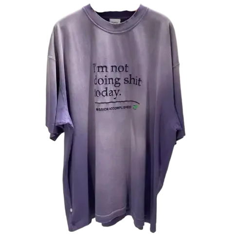 VETEMENTS IM NOT DOING SHIT TODAY TEE - Image 2