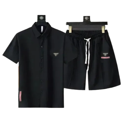 Luxury set T-shirt + Shorts (Moncler,Prada,Fendi,Gucci, Louis Vuitton) - Image 2