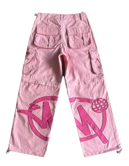 Minus Two Cargo Pants Detachable Pink - Image 2