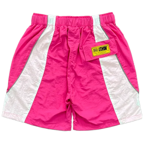 corteiz Shorts Alcatraz Sun & Rain -Pink - Image 2