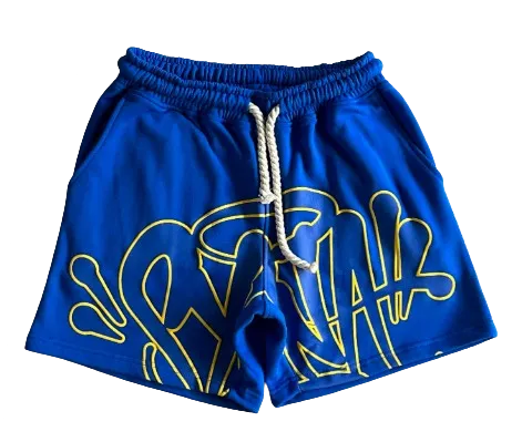 Syna World Summer Set Blue Yellow Tee and Shorts - Image 2