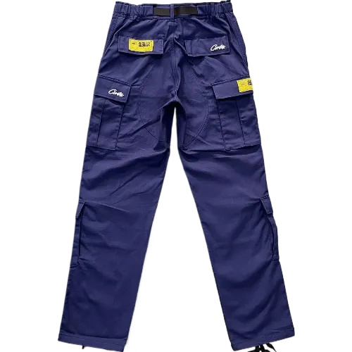 corteiz pants Cargo Navy Blue - Image 2