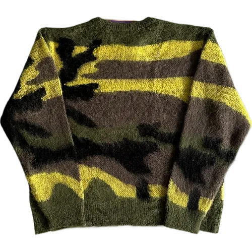 corteiz crewneck Mohair Camo Knitted - Image 2