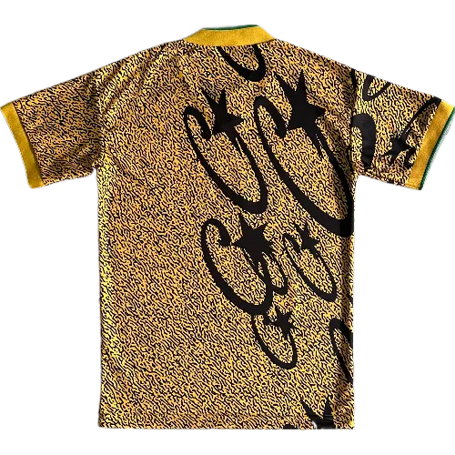 cortei tee jersey yellow and black all-over printed football - Image 2