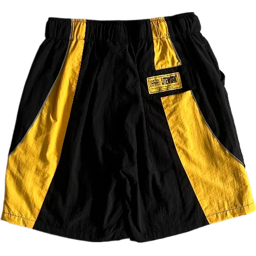 corteiz shorts Alcatraz Sun & Rain -Black & Yellow - Image 2