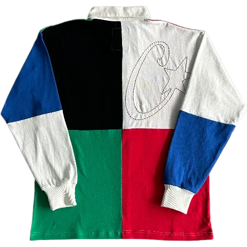 corteiz longsleeve Color Block Polo - Image 2