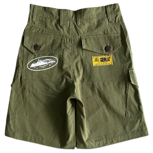 corteiz shorts cargo Slant pocket green - Image 2