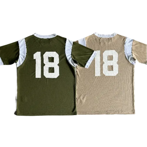 corteiz tees numbers sleeve mesh - Image 2