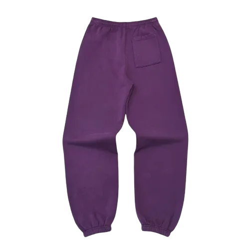 Sp5der Purple Sweatpants - Image 2