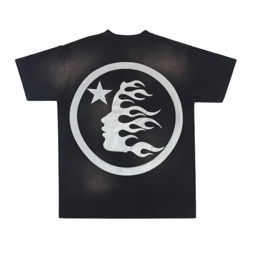 Hellstars Sunfaded Black Blue Tee - Image 2