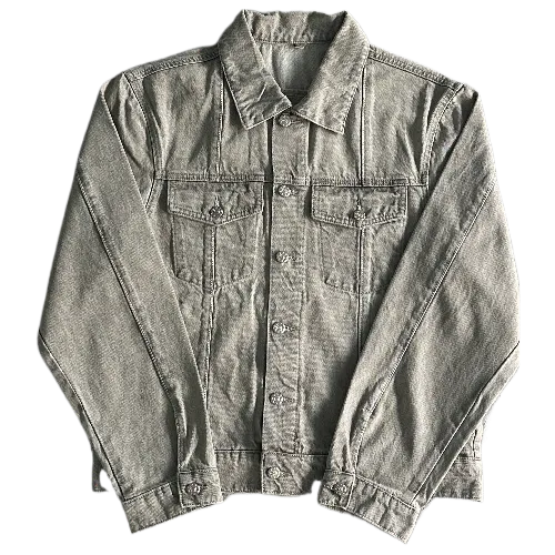 corteiz jacket denim c-star -grey - Image 2