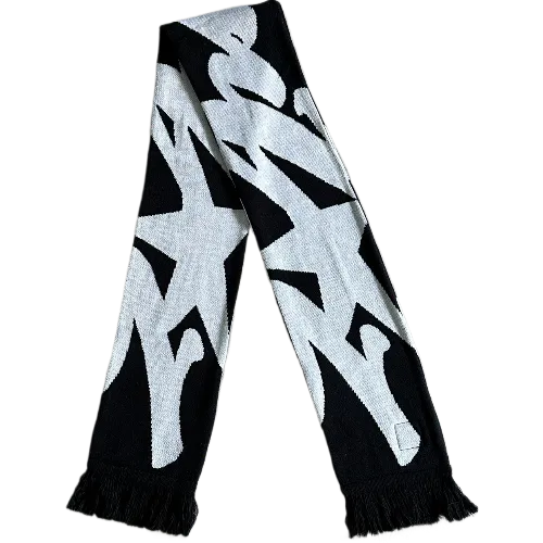 corteiz Scarf - wraps Black and White - Image 2