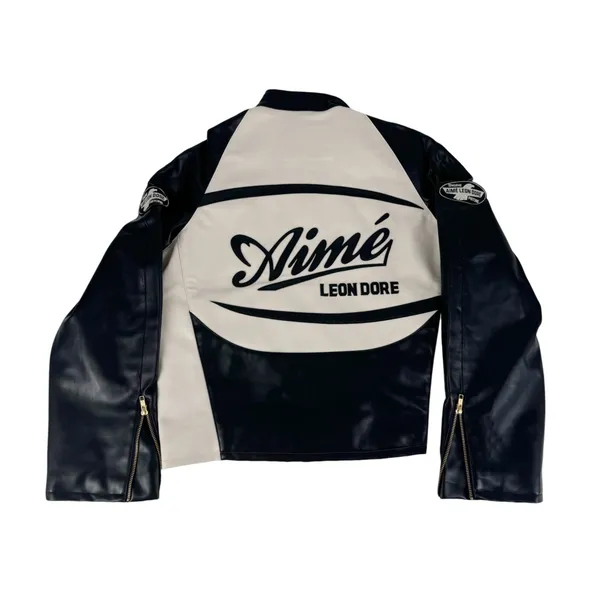Aime Jacket x Corteiz Leather Jacket - Image 2