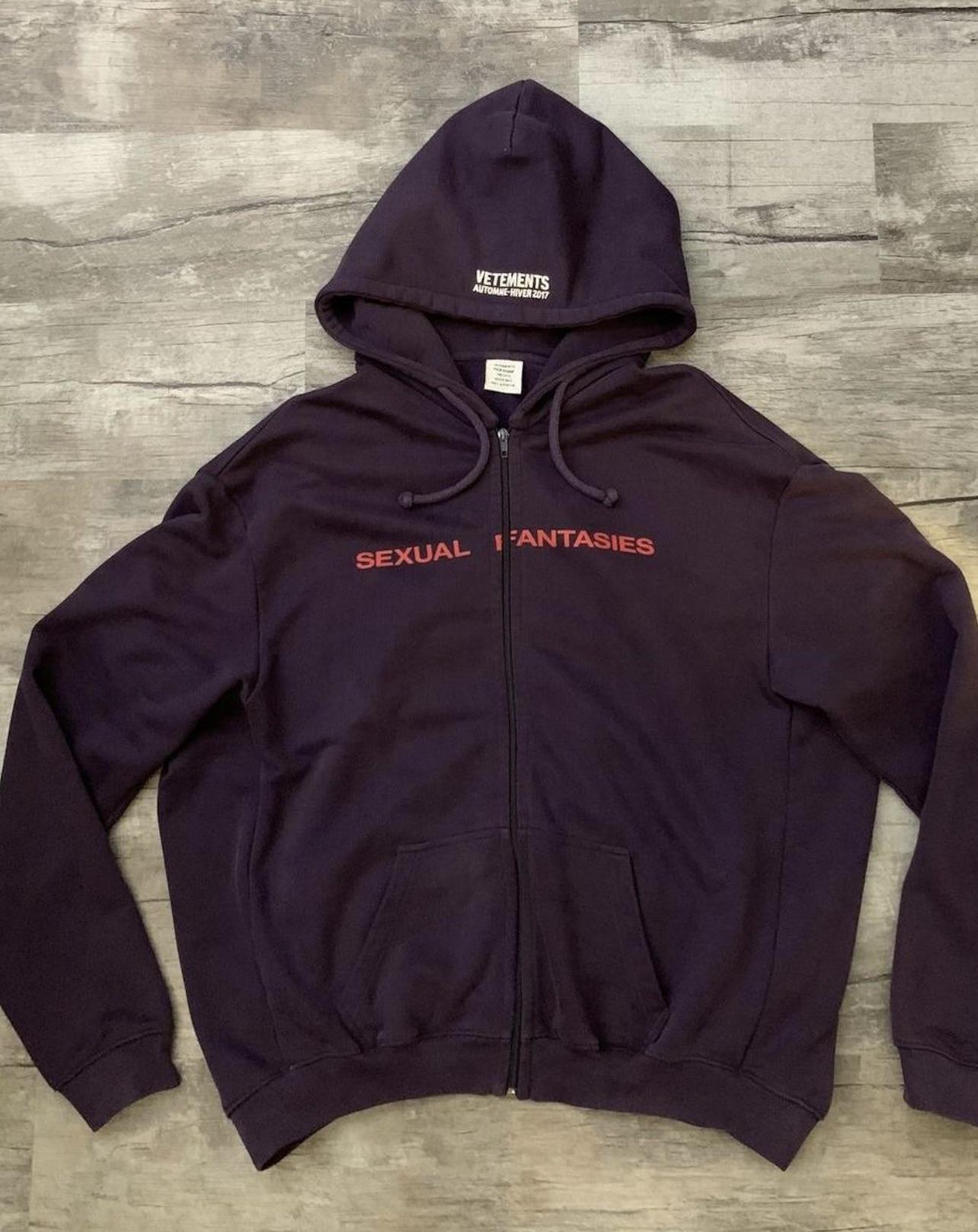 Vetements Sexual Fantasies Hoodie / Zip Up - Main product image by FashionHunter