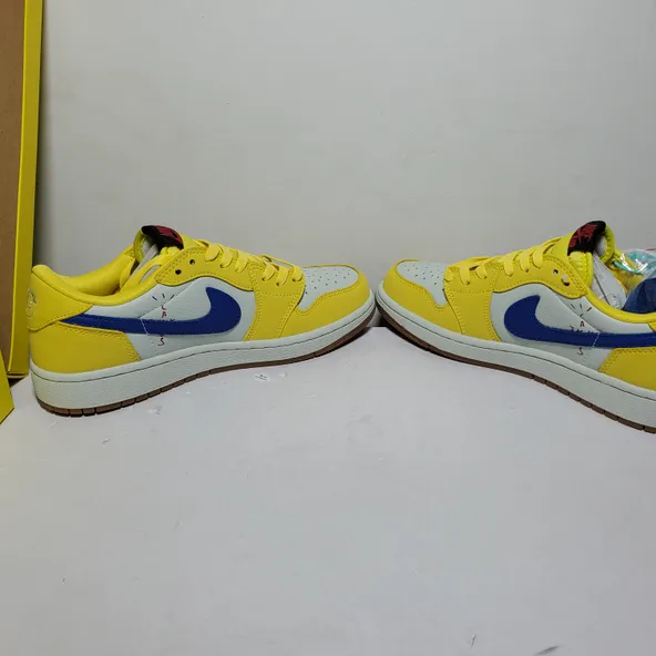 Travis Scott x Air Jordan 1 Low OG Canary - Image 4
