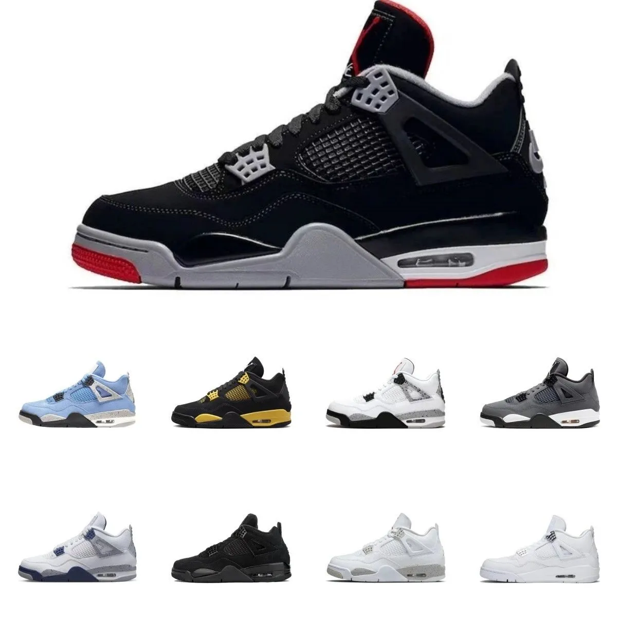 AJ4 men's shoes, women's shoes, air cushioned basketball (4)